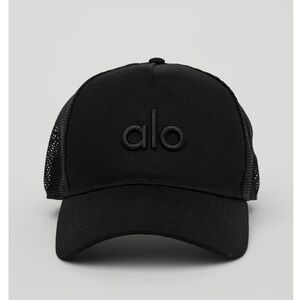 Alo black trucker hat